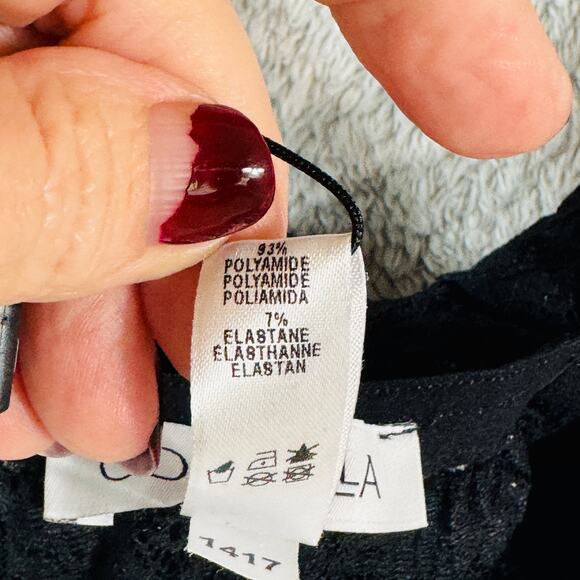 Cosabella NWT Never Say Never Sweetie Black Bralette XL - Picture 6 of 8